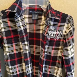 Ralph Lauren Blue Label Flannel shirt size 8